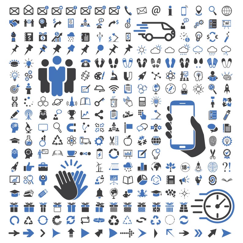 Mega Bundle of Icons Svg Png Pdf, Icons Svg Png Pdf, All Types of Icons ...