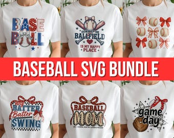 Retro Baseball Bundle PNG, Baseball Mama Png, Baseball Png, Baseball Coquette Png, Game Day Baseball Bow Png, Checkered Baseball Png