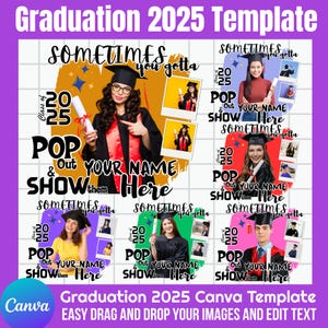 2025 Graduation tshirt Grad Bootleg Canva Template, Graduation t shirt bundle, Canva Grad tshirt template, Class of 2025 Graduation T Shirt