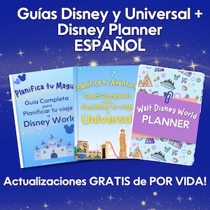 Ultimate Disney & Universal Travel Bundle in Spanish | Guía de Viaje a Disney y Universal + Planificador Disney – Printable Vacation Kit PDF