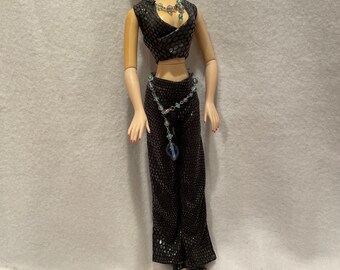 Madra 16 inch DOLL of Tonner line with Black dressy two piece outfit