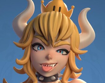 DiN-SMZ. Bows Fanart | 3D Printed Resin Figurine | DIY Garage Kit or Painted | Collectible Designed By DiNamuuu3D