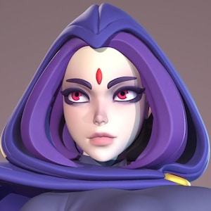 DiN-Rachel Roth Fanart | Figurka z żywicy drukowana w 3D | Zestaw do samodzielnego montażu garażu lub malowana | Przedmiot kolekcjonerski zaprojektowany przez DiNamuuu3D