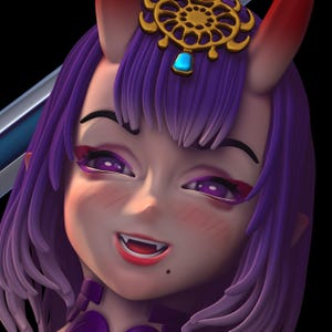 OR-Mythical Oni Leader Fanart | 3D Printed Resin Figurine | DIY Garage Kit or Painted | Collectible Designed By Officer Rhu