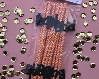 Halloween Straws- Set of 12