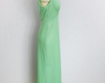 Vintage Aquamarine green embellishied maxi dress Vintage Aquamarine green embellishied maxi dress
