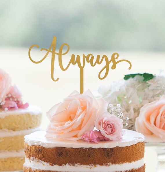 Always Wedding Cake Topper Harry Potter Wedding Cake Topper Etsy