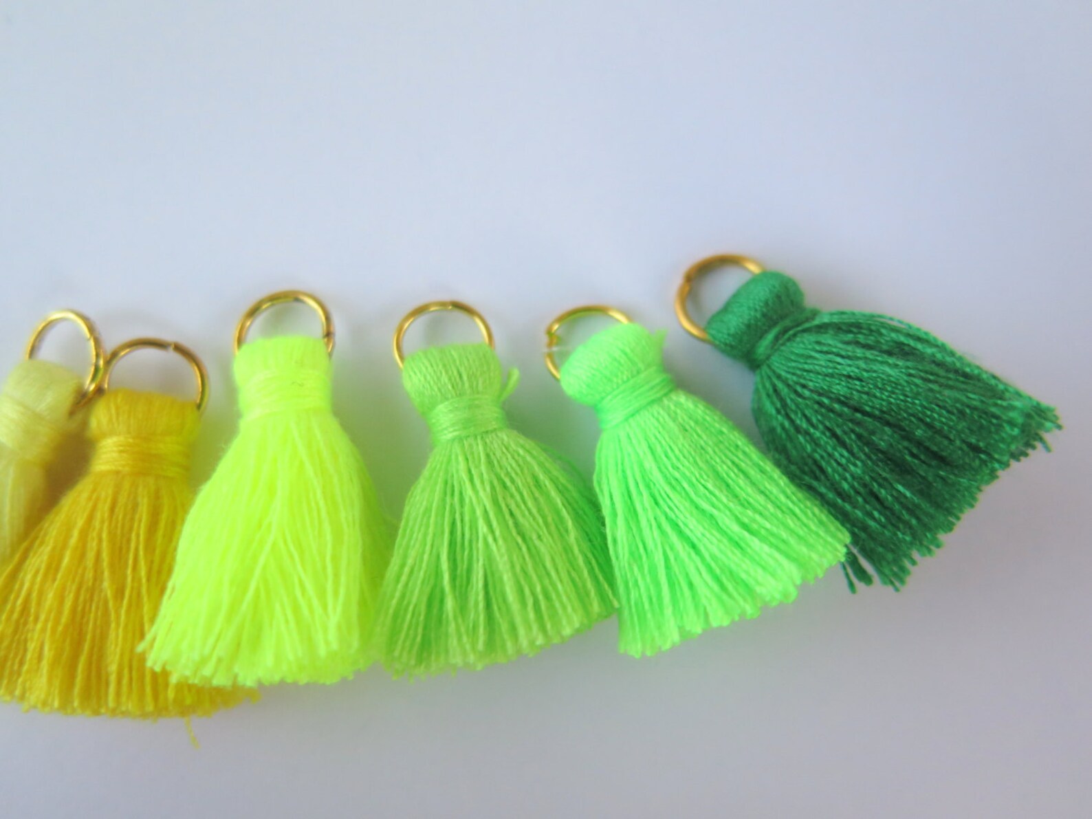 Yellow Tassels Pack Of 5
