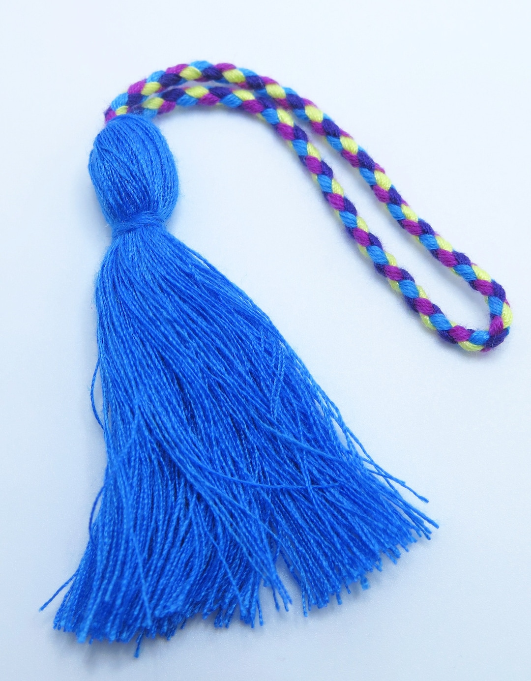 Blue Tassel Blue Tassels Rope Cotton Tassels Jewelry Etsy