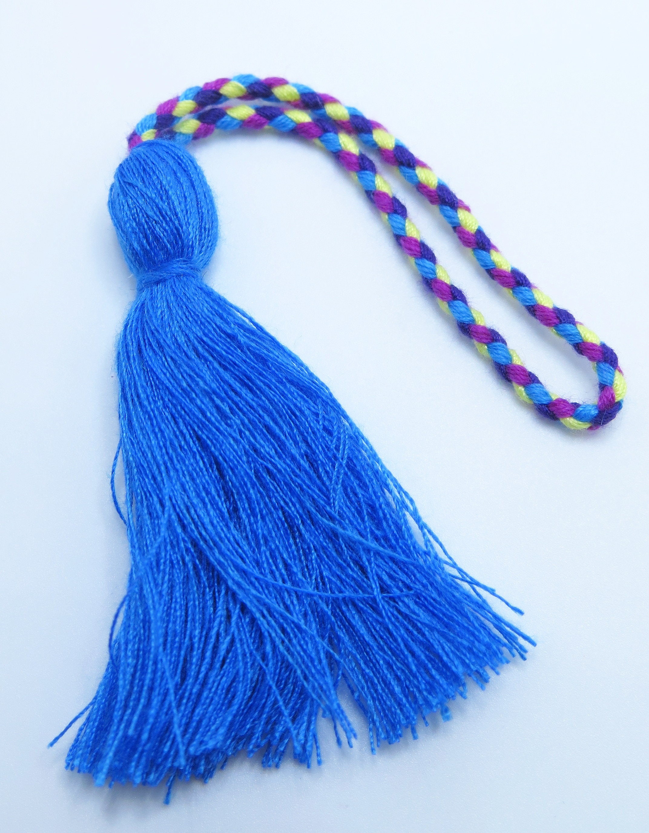 Blue Tassel Blue Tassels Rope Cotton Tassels Jewelry Etsy