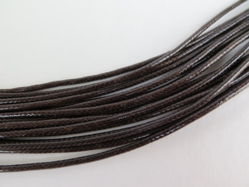 1 piece Brown Leather Necklace Cord with Lobster Clasp Zardenia 17 inches Brown Necklace Brown Cord Diy Necklace
