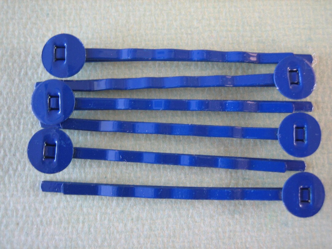 8. Blue Crystal Bobby Pins - wide 2