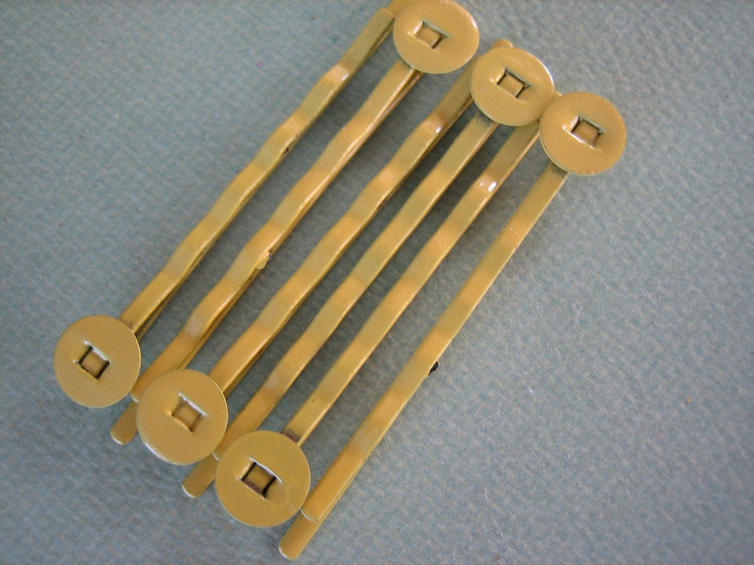 Hair Pins, Bobby Pins, Yellow Hair Pins, Yellow Bobby Pin, Hair Clips