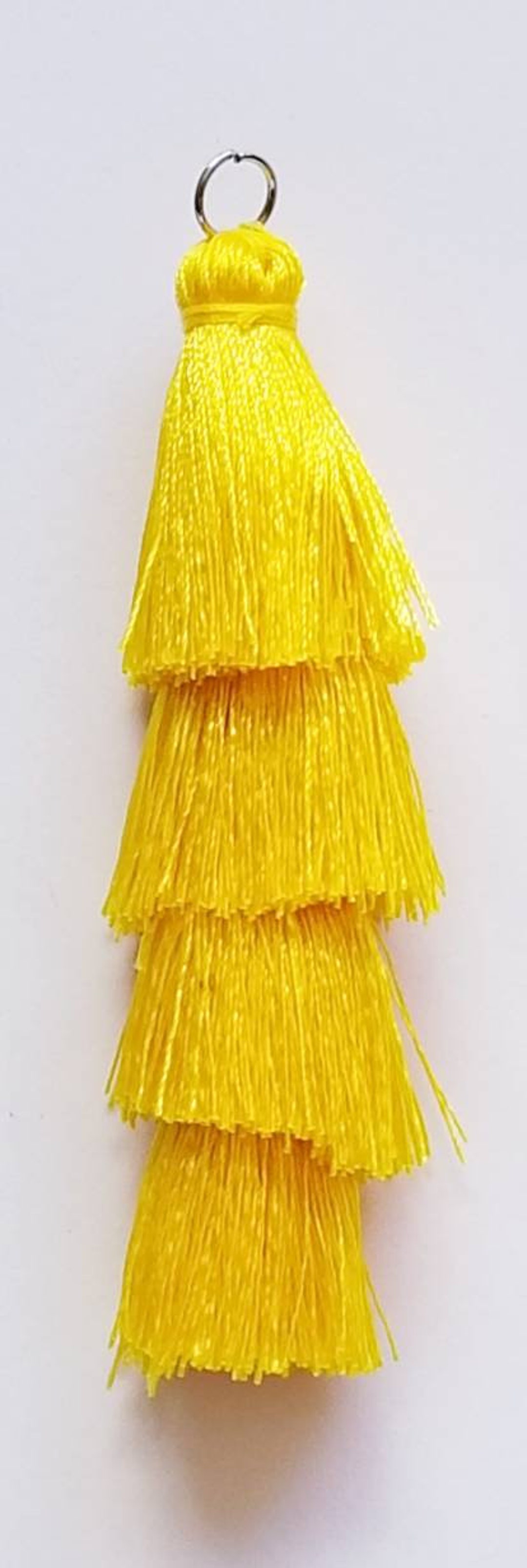 Yellow Tassels DIY Tassels Four Tier Tassel Long Tassels Etsy