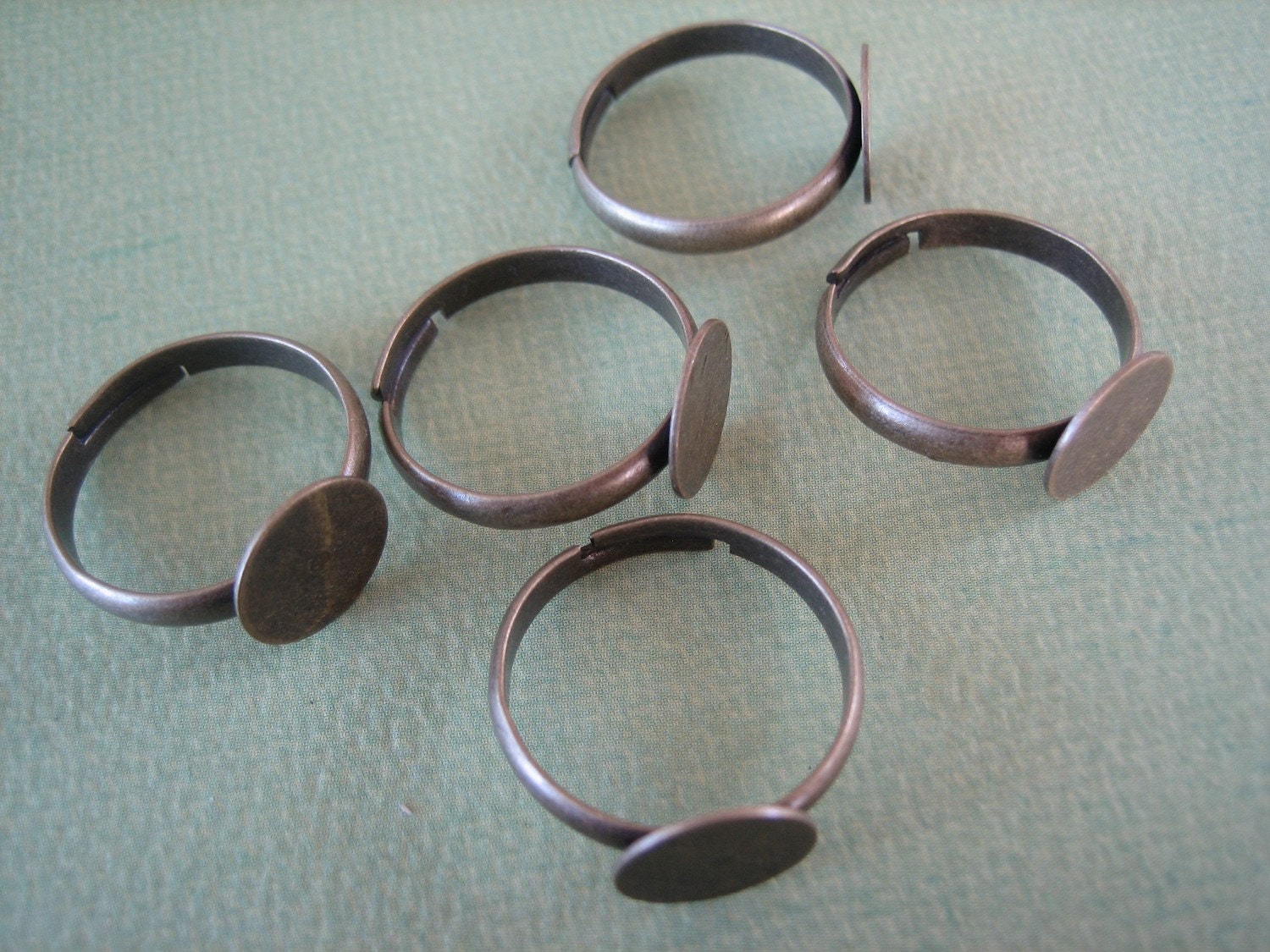 Brass Ring Blanks Adjustable Ring Blanks Adjustable Rings Etsy