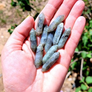 Labradorite Points, Double Points, Labradorite Double Point, Crystal Points