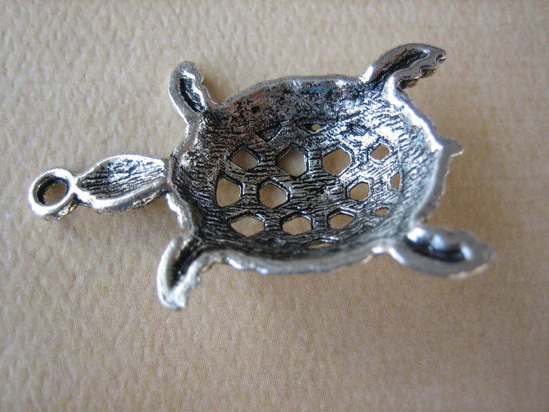 Turtle Pendants, Turtle Charms, Antique Silver Turtles, Tortoise Charms ...