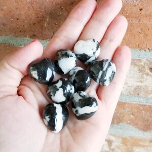 Zebra Jasper Heart Stones, Worry Pocket Heart, Heart Worry Stones, Pocket Heart, 1 pc Heart Stone, Zardenia