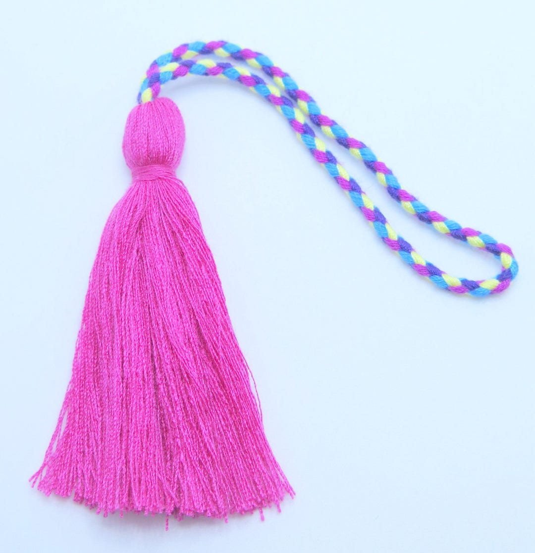 Fuschia Tassels, Rope Tassels, Jewelry Tassels, Tassel With Rope, Diy ...