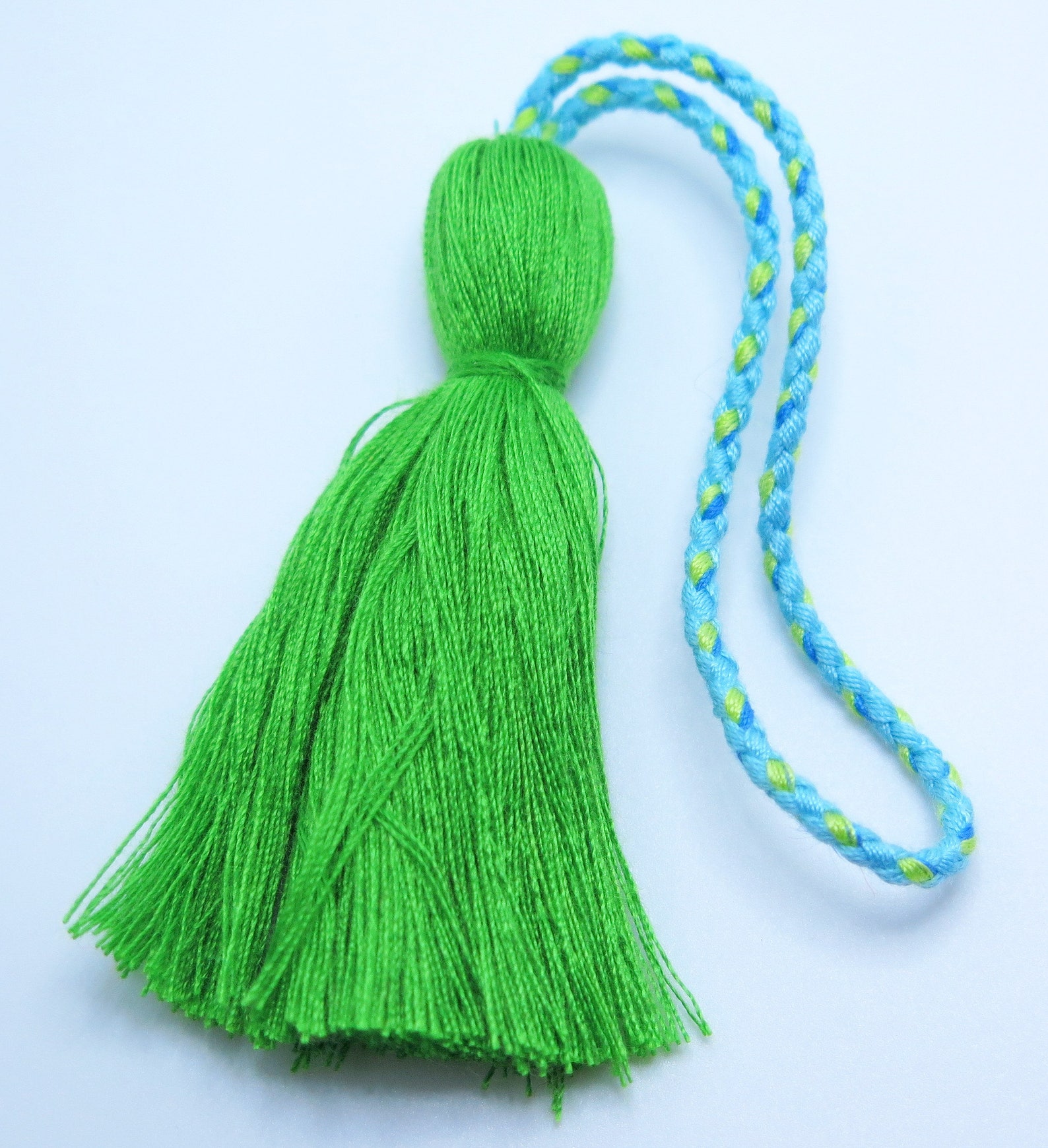 Green Tassel Green Tassels Jewelry Tassels Rope Tassel Etsy