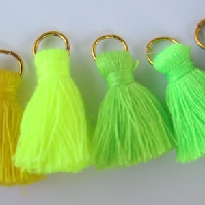 Yellow Tassels Pack Of 5 main image 1