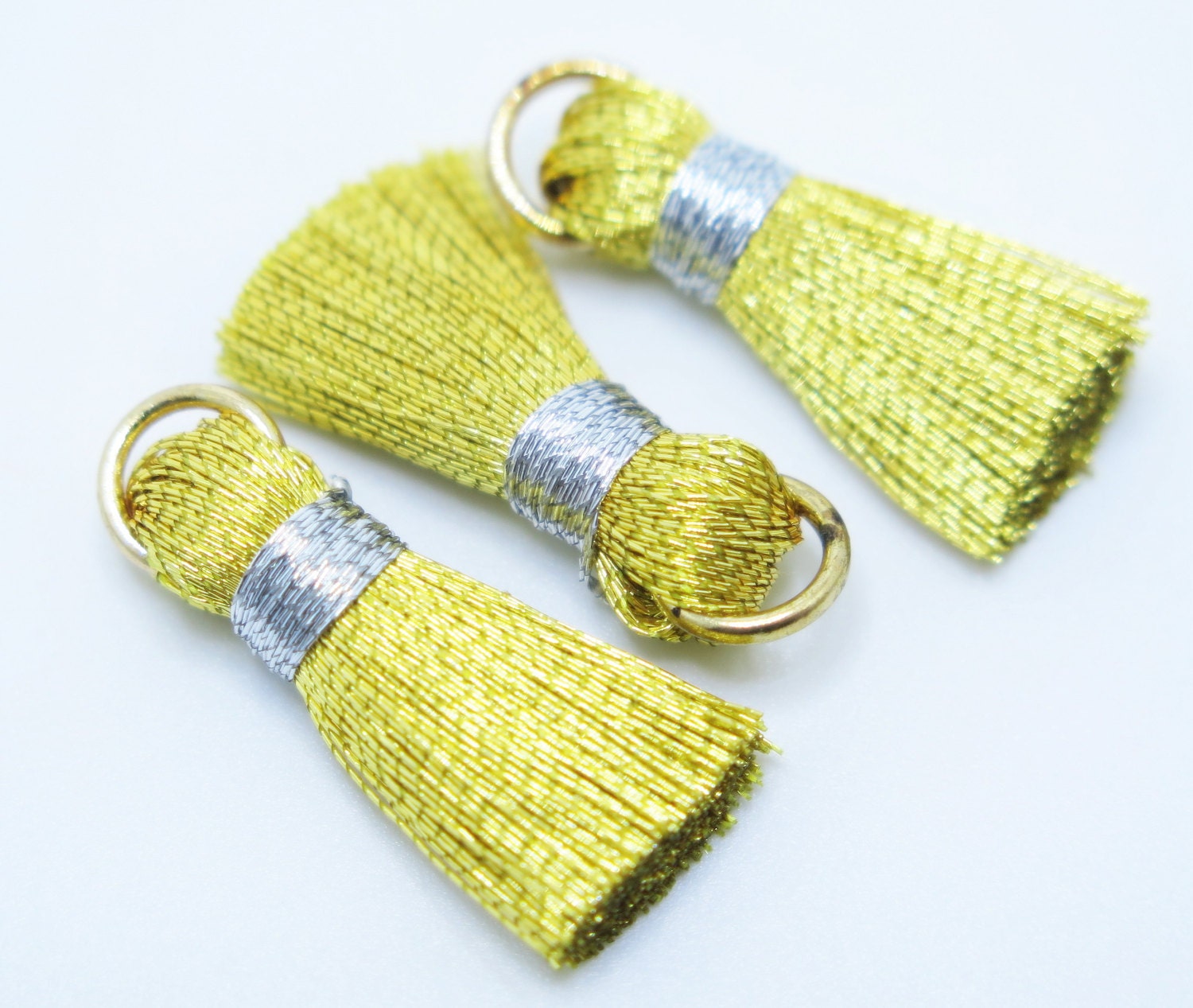 Gold Tassels Small Tassels Diy Tassels 3pcs 20mm Tassels Etsy