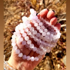 Lavender Amethyst Bracelets, Amethyst Bracelets, Crystal Bracelets