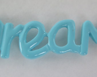 Dream Hanger, Dream Charm, Inspiratie Hanger, 1PC Diy Sieraden Connector, Blue Email Dream Connector, 45mm