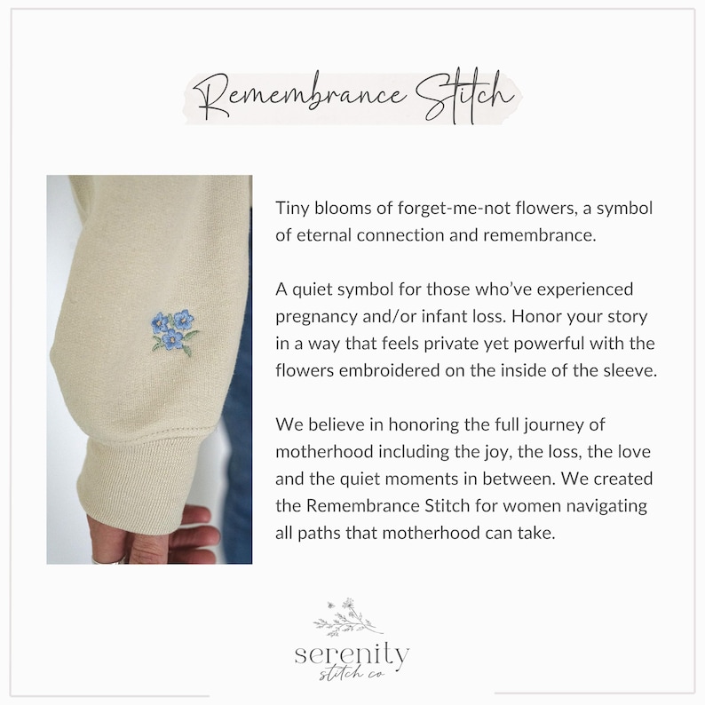 baby clothes turned into a memory sweatshirt