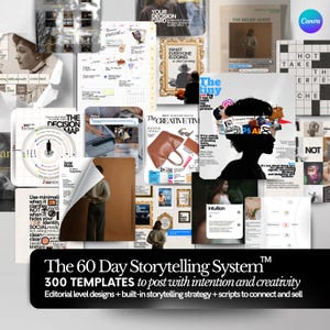 Y2K Storytelling Content Templates for Instagram, Social Media Content Creator, UGC, iOS core, Trendy Modern Pinterest, Aesthetic Canva, SMM