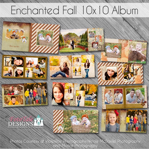 Press Printed Photo Album -Enchanted Fall 10x10 Album - 20 pages - WHCC and Miller's Lab Specs