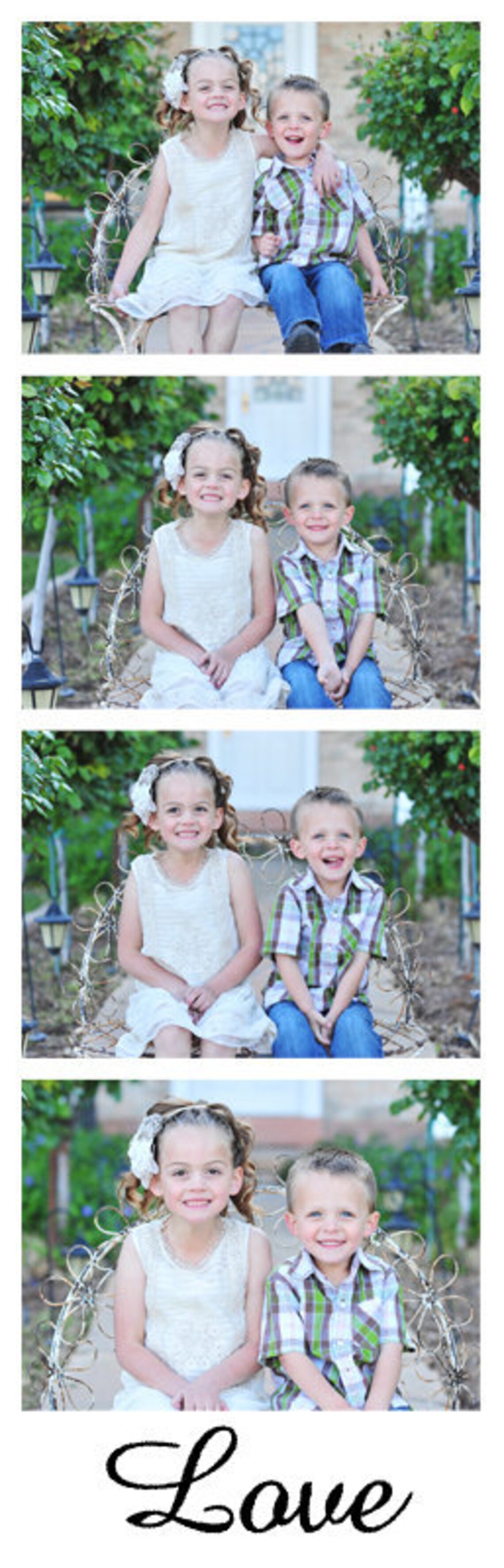 INSTANT DOWNLOAD Photo Booth Strip Template Set Set of 12 Custom Photo ...
