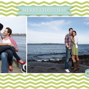 INSTANT DOWNLOAD Believe Christmas Card No. 2 5x7 photo card templates for photographers on WHCC and Millers Lab Specs image 2