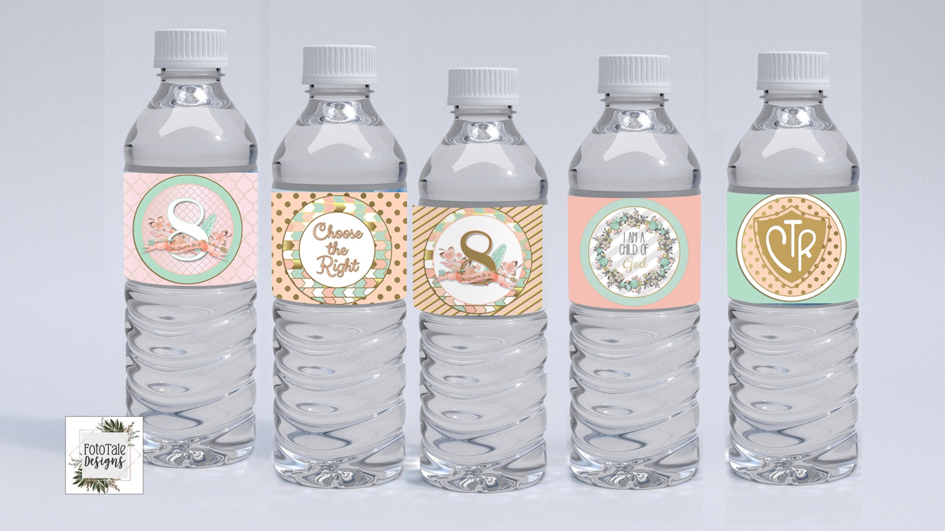 LDS Baptism PARTY PACK 11 Items Decorations Digital Etsy