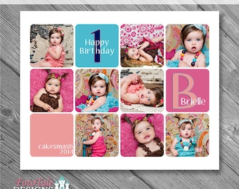 Instant Download 16x20 Storyboard Collection 2, Collage 20 - custom 16x20 and 8x10 photo collage/storyboard template