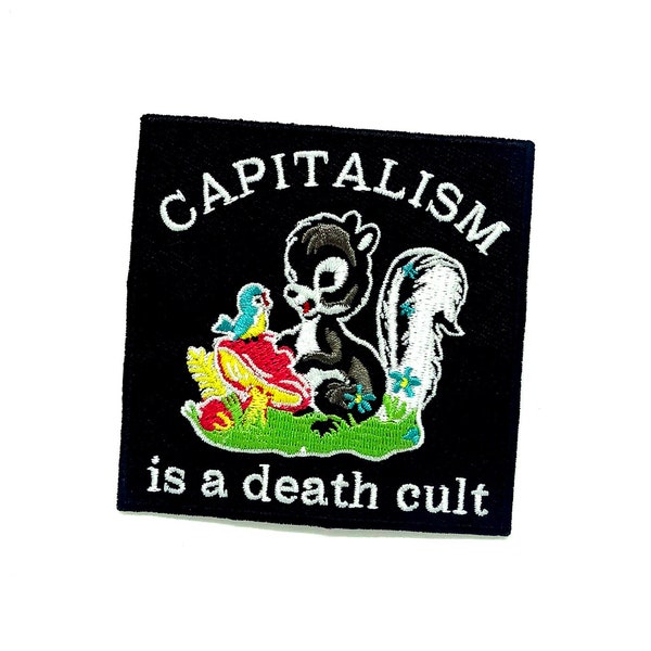 Capitalism is a Death Cult Patch - Socialist Patch - Socialism Patch - Eat the Rich Patch - Anti-capitalist Patch