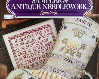 Sampler & Antique Needlework Quarterly Volume 13  1998 Fine Embroidery Cross Stitch Magazine