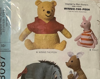 Iconic Winnie the Pooh Sewing Pattern 