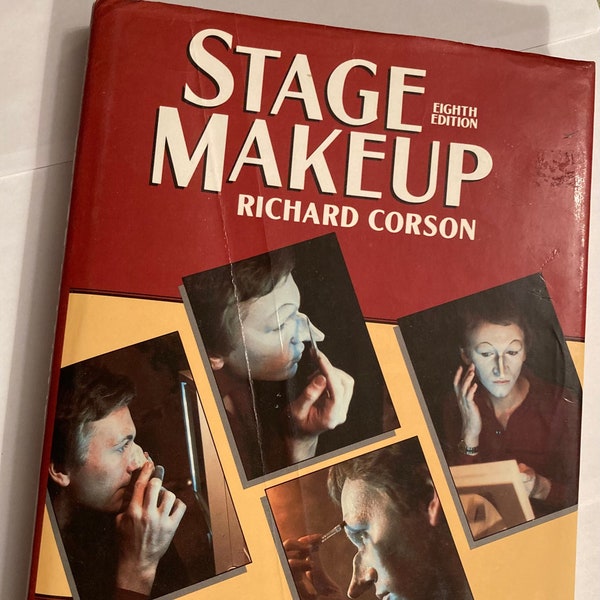 Theatre Arts Book Stage Makeup 8th Edition by Richard Corson 1990 Anatomy Colours Character Designs Prosthetics Hair Wigs Classic Textbook