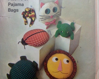 cool cat pajama bolsa pattern