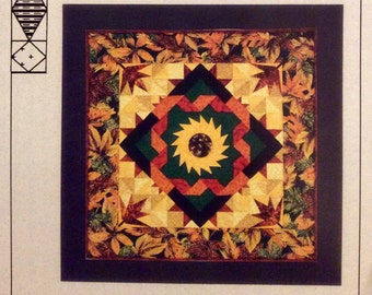 Impressions of Autumn Quilt Block Pattern Williamsburg Soap and Candle Co., 1995 Granny Nanny's Paper Impressions Lila Rudolph