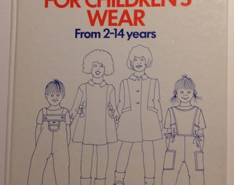 METRIC PATTERN CUTTING for Childrens' Wear 2-14 Years Winifred Aldrich 1st edition Clothing Design Fashion Pattern Drafting 1985