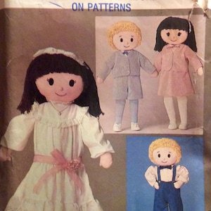 McCall’s 6831 OOP 27” Beautiful Bottle Doll Pattern Reduced! 