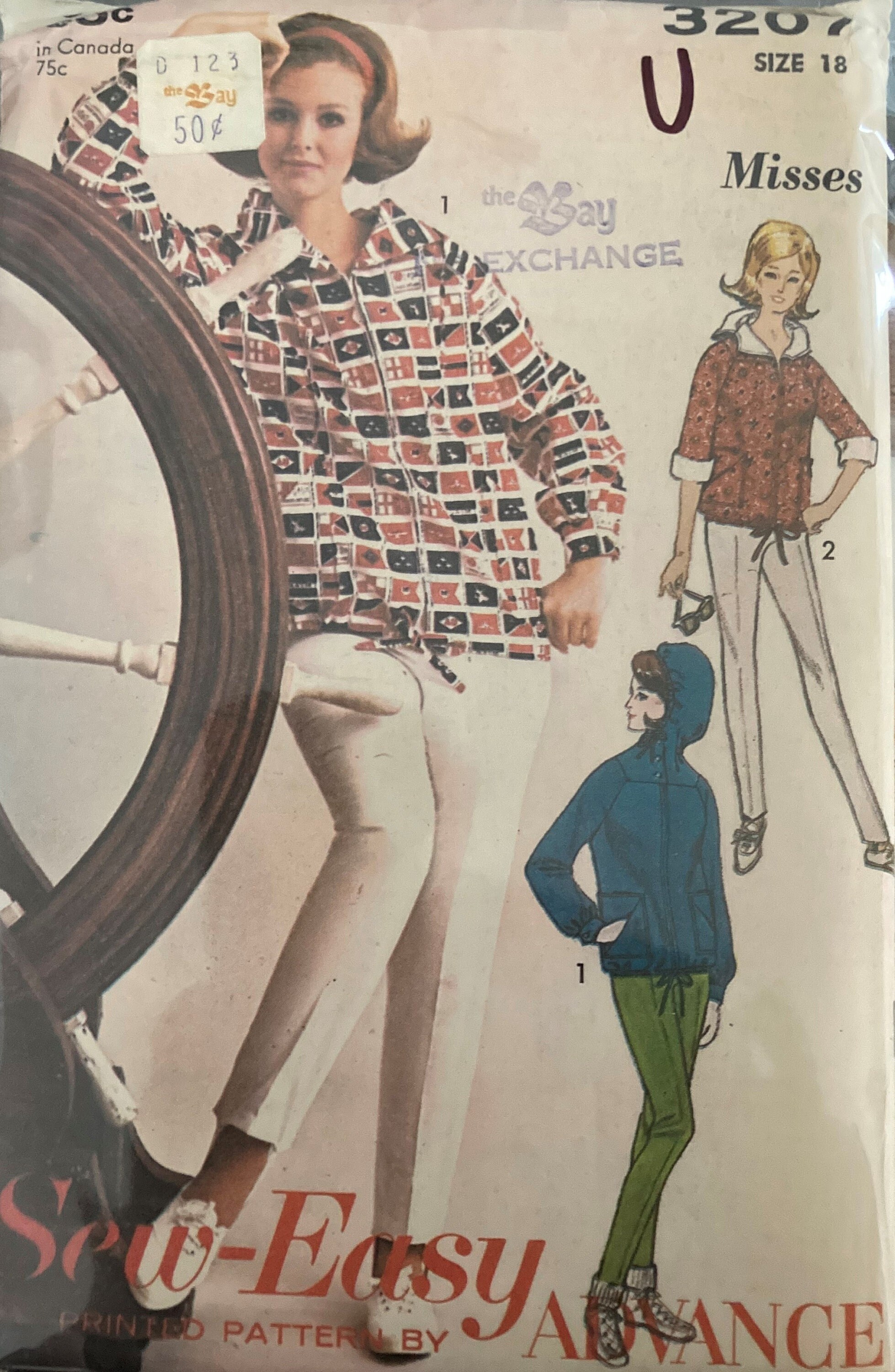 Vintage Sewing Pattern 1960's Misses Sportswear Separates