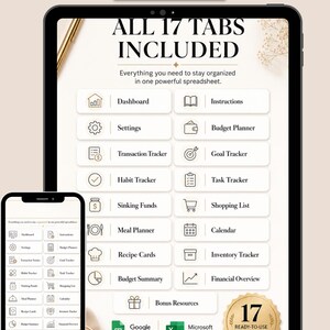 ADHS-Planer-Tabelle | Google Tabellen & Excel | ADHS-Lebensplaner | Produktivitäts-Tracker | Planer für exekutive Funktionen | Digitaler Download Bild 5