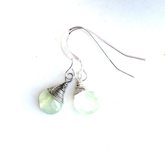 Little Green Teardrop Gemstone August Birthday