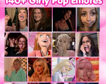 Girly Emotes | Funny Pop Culture Memes | Twitch | Discord | WhatsApp | TikTok | Animated | Static