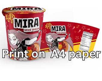 Mira | Kpop Demon Hunters | Cup Noodle Ramyeon Label | Cosplay