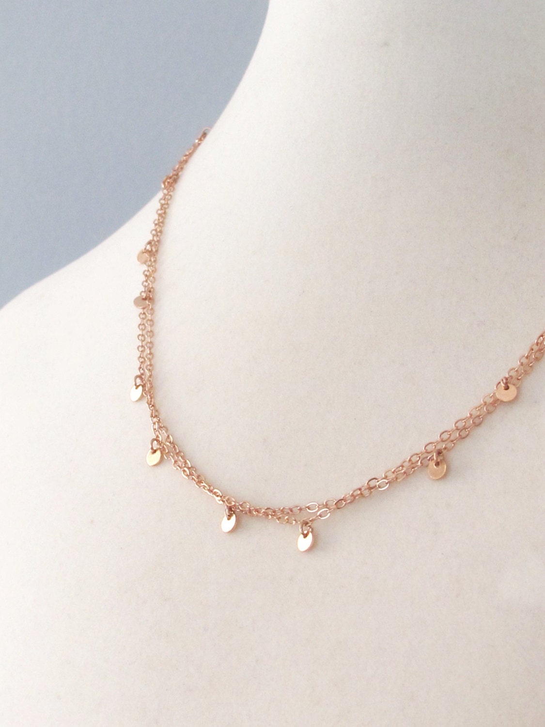 Yellow or Rose Gold Cougar Town Necklace--Jules/Courtney Cox Necklace…