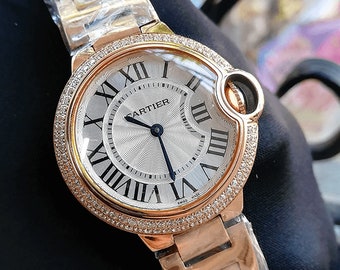 CARTIER Ballon Bleu Medium 18kt Rose Gold Armbanduhr Art No. WE9005Z3